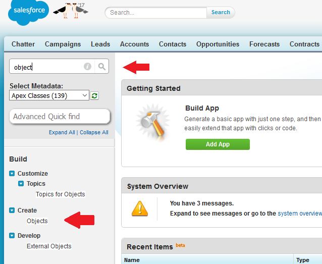 Data Model Create Object