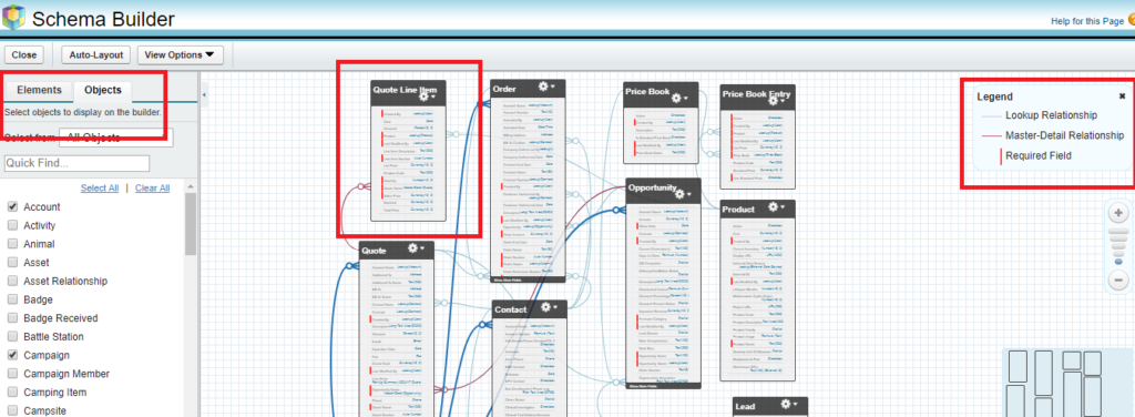 Data model schema builder